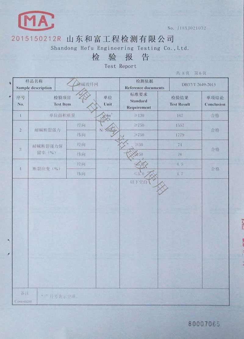 檢驗報告第6頁